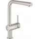 Смеситель Grohe Minta 30274DC0 для кухонной мойки однорычажный, сталь