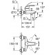 Душевой комплект Grohe Eurosmart 124458 для ванны с душем, хром, шланг пластиковый 175 см