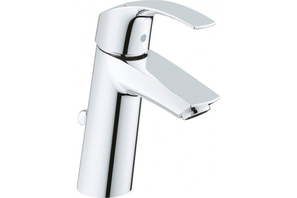 Душевой комплект Grohe Eurosmart 124458 для ванны с душем, хром, шланг пластиковый 175 см