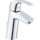 Душевой комплект Grohe Eurosmart 124458 для ванны с душем, хром, шланг пластиковый 175 см