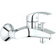 Душевой комплект Grohe Eurosmart 124458 для ванны с душем, хром, шланг пластиковый 175 см