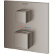 Термостат Grohe Grohtherm Cube 24155AL0 для ванны с душем, темный графит, термостат, сталь