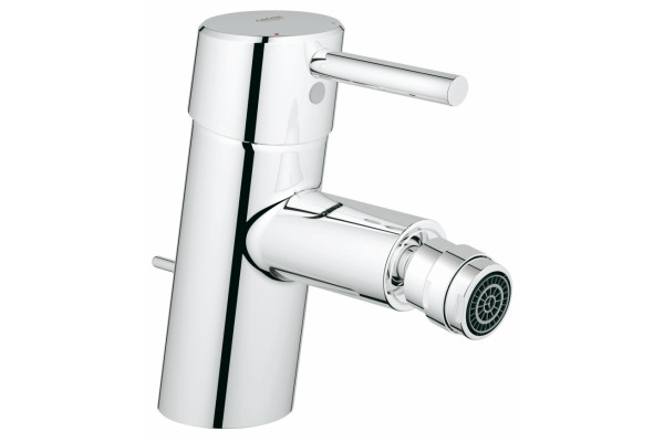 Смеситель для биде GROHE Concetto с донным клапаном, однорычажный, хром