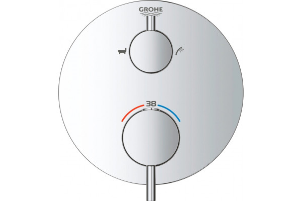 Термостат Grohe Atrio 24138003 для ванны с душем, хром, термостат