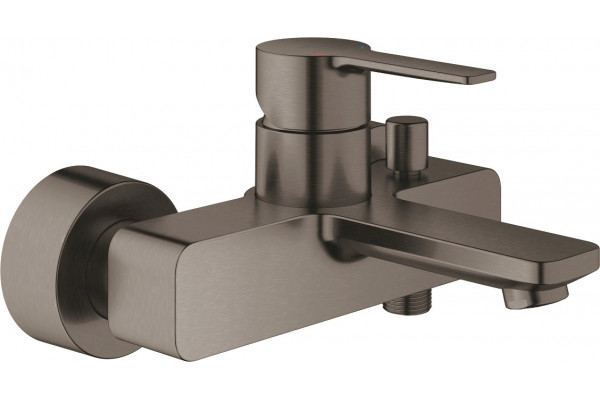 Смеситель Grohe Lineare New 33849AL1 для ванны с душем, темный графит, однорычажный, сталь