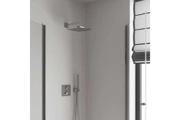 Верхний душ Grohe Tempesta 250 Cube 26681000 хром,  в современном стиле