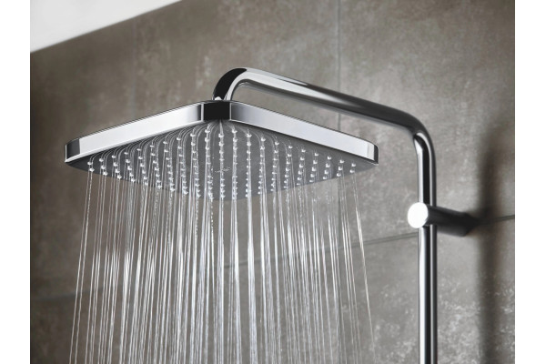 Верхний душ Grohe Tempesta 250 Cube 26681000 хром,  в современном стиле