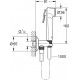 Гигиенический душ Grohe BauEdge 120508 со смесителем, С ВНУТРЕННЕЙ ЧАСТЬЮ, хром