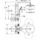 Душевая стойка Grohe Euphoria System 260 27615002 хром, штанга 116.7 см