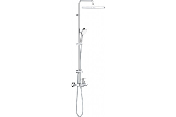 Душевая стойка Grohe Tempesta Cosmopolitan System 250 Cube 26693000 хром, штанга 126.1 см