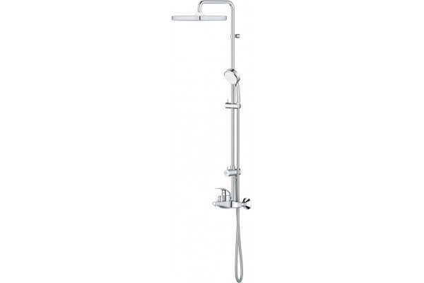 Душевая стойка Grohe Tempesta Cosmopolitan System 250 Cube 26693000 хром, штанга 126.1 см