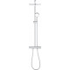 Душевая стойка Grohe Tempesta Cosmopolitan System 250 26670000 с термостатом, хром, штанга 116.7 см, шланг пластиковый 175 см