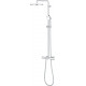 Душевая стойка Grohe Tempesta Cosmopolitan System 250 26670000 с термостатом, хром, штанга 116.7 см, шланг пластиковый 175 см