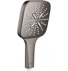 Душевая лейка Grohe Rainshower SmartActive 130 Cube 26582A00 темный графит цвет черный, штанга 24.2 см