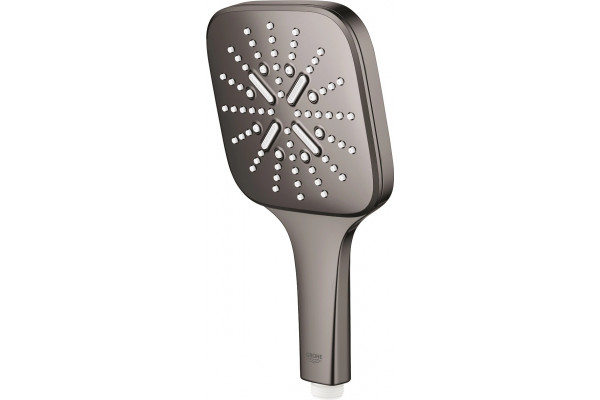 Душевая лейка Grohe Rainshower SmartActive 130 Cube 26582A00 темный графит цвет черный, штанга 24.2 см
