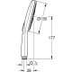 Душевая лейка Grohe Rainshower SmartActive 130 26574DC0 суперсталь штанга 24.2 см,  в современном стиле