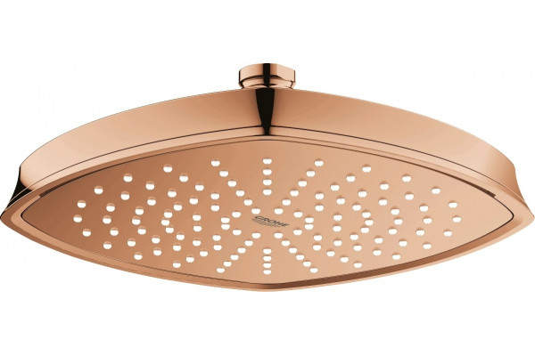 Верхний душ Grohe Rainshower Grandera 210 27974DA0 теплый закат цвет медь, штанга 7.4 см