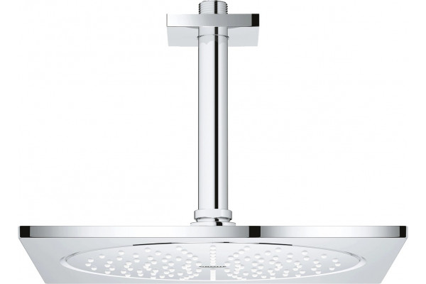 Верхний душ Grohe Rainshower F-Series 10″ 26071000 хром штанга 17.5 см, размер 25.4 см
