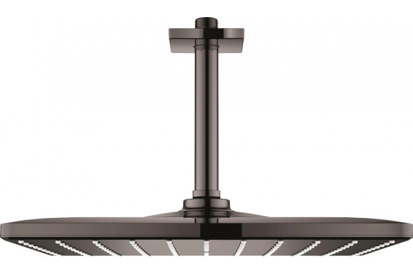 Верхний душ Grohe Rainshower Mono 310 Cube 26566A00 темный графит цвет черный, штанга 19.1 см