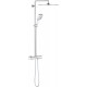 Душевая стойка Grohe Rainshower SmartActive 310 26649000 с термостатом, хром, штанга 115.3 см, шланг пластиковый 175 см