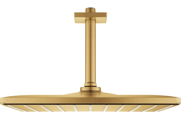 Верхний душ Grohe Rainshower Mono 310 Cube 26566GN0 холодный рассвет золото, штанга 19.1 см