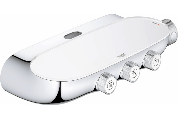 Душевая стойка Grohe Rainshower System SmartControl Duo 360 26250LS0 белая луна хром, штанга 112.6 см