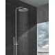 Душевая стойка Grohe Essence New 23741001 напольная, хром, штанга 229.8 см, шланг пластиковый 175 см