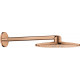 Верхний душ Grohe Rainshower SmartActive 310 26475DA0 теплый закат цвет медь, штанга 11.9 см