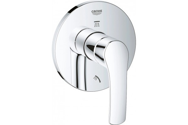 Переключатель потоков Grohe Eurosmart 19970002 хром двухвентильный,  в современном стиле