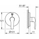Переключатель потоков Grohe Eurosmart 19970002 хром двухвентильный,  в современном стиле