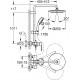 Душевая стойка Grohe Tempesta Cosmopolitan System 250 26673000 хром, штанга 116.3 см