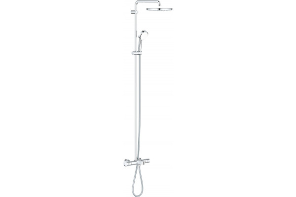 Душевая стойка Grohe Tempesta Cosmopolitan System 250 26672000 с термостатом, хром, штанга 162.3 см