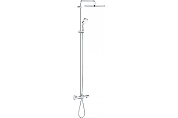 Душевая стойка Grohe Tempesta Cosmopolitan System 250 26691000 с термостатом, хром, штанга 162.3 см