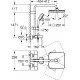 Душевая стойка Grohe Tempesta Cosmopolitan System 250 26691000 с термостатом, хром, штанга 162.3 см