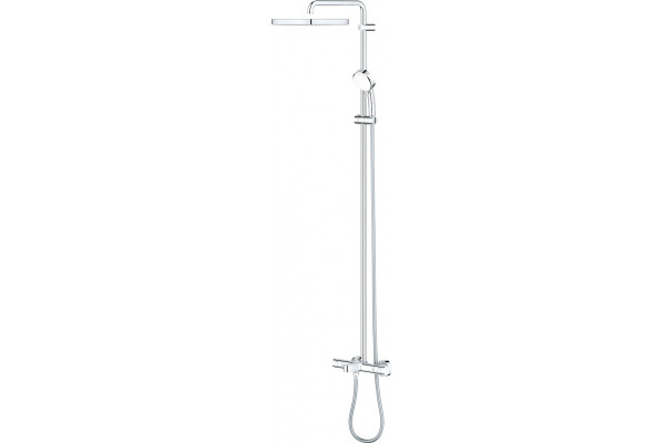 Душевая стойка Grohe Tempesta Cosmopolitan System 250 26691000 с термостатом, хром, штанга 162.3 см