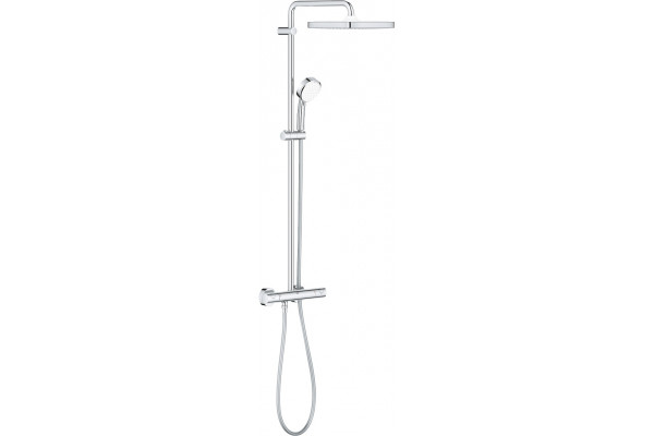 Душевая стойка Grohe Tempesta Cosmopolitan System 250 26689000 с термостатом, хром, штанга 116.7 см