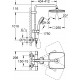 Душевая стойка Grohe Tempesta Cosmopolitan System 250 26689000 с термостатом, хром, штанга 116.7 см