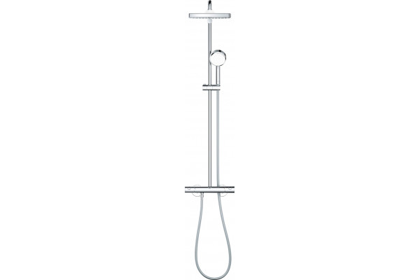 Душевая стойка Grohe Tempesta Cosmopolitan System 250 26689000 с термостатом, хром, штанга 116.7 см