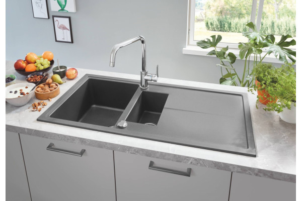 Смеситель Grohe Eurosmart 30567000 для кухонной мойки однорычажный, хром
