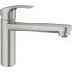 Смеситель Grohe Eurosmart 30463DC0 для кухонной мойки, суперсталь, однорычажный, высота излива 13.2 см