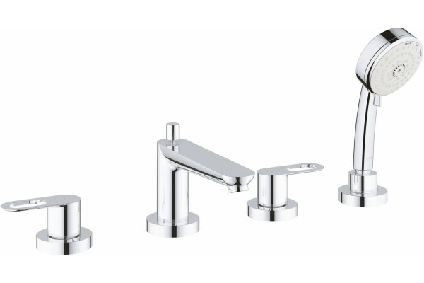 Смеситель Grohe BauLoop 2511900A на борт ванны двухвентильный, хром