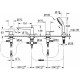 Смеситель Grohe BauLoop 2511900A на борт ванны двухвентильный, хром