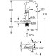 Смеситель Grohe Eurosmart 33202003 для кухонной мойки однорычажный, хром