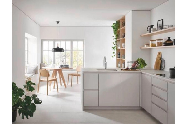 Смеситель Grohe Eurosmart 33202003 для кухонной мойки однорычажный, хром