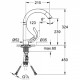 Смеситель для кухонной мойки Grohe K4 с выдвижным изливом, однорычажный, матовый