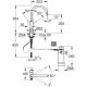 Смеситель Grohe Blue Pure BauCurve 30385000 для кухонной мойки, с фильтром, однорычажный, хром