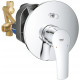 Смеситель Grohe Eurosmart 33305003 С ВНУТРЕННЕЙ ЧАСТЬЮ, для ванны с душем, однорычажный, хром