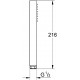Душевая лейка Grohe Euphoria Cube Stick 27888GN0 золото, штанга 21.6 см
