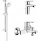 Душевой комплект Grohe BauEdge 122271 хром, шланг 175 см