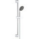 Душевой гарнитур Grohe Vitalio Start 26032000 хром штанга 62 см, шланг пластиковый 175 см